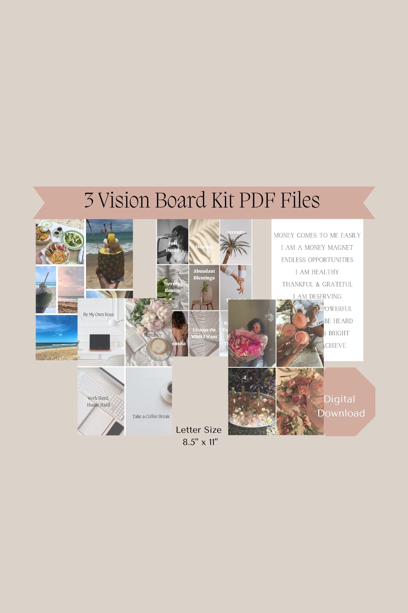 YNP Printable Vision Board Kit